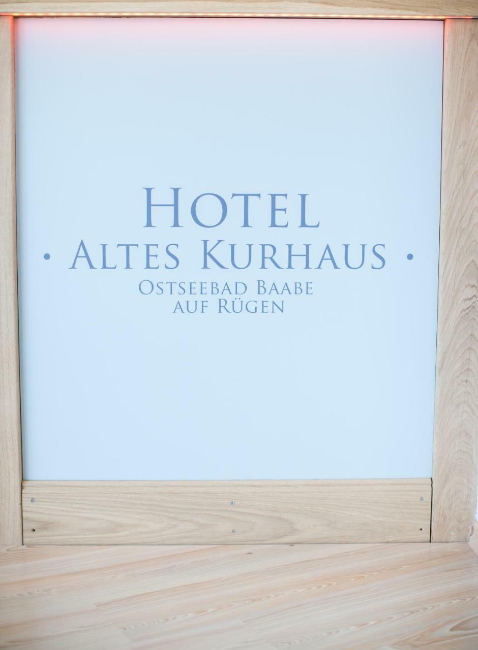 Hotel Altes Kurhaus Baabe Exterior foto